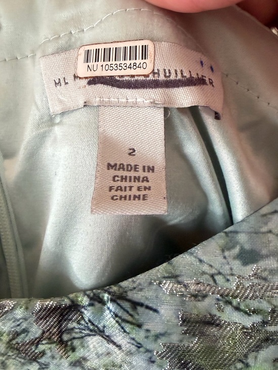 Monique Lhuillier Garden Print Metallic Dress - Picture 6 of 6